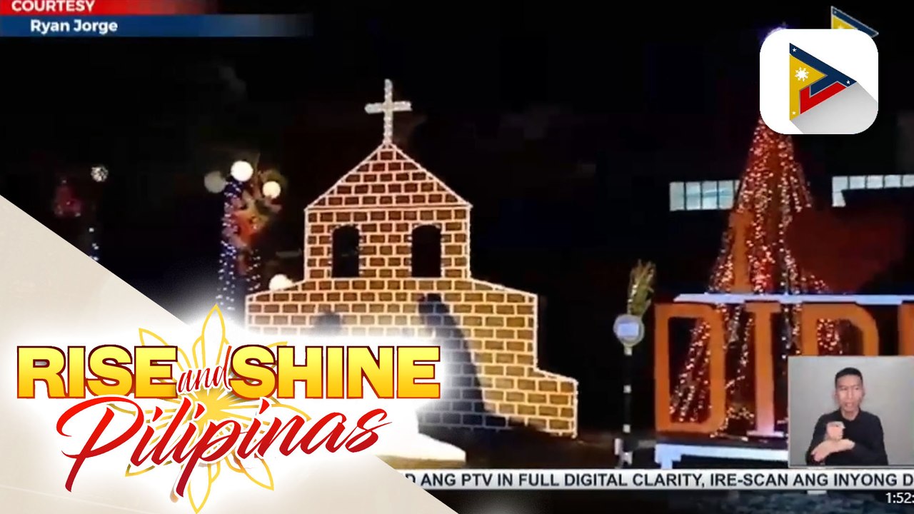 Christmas decorations na gawa sa recycled materials sa Freeport Area of Bataan, tampok!