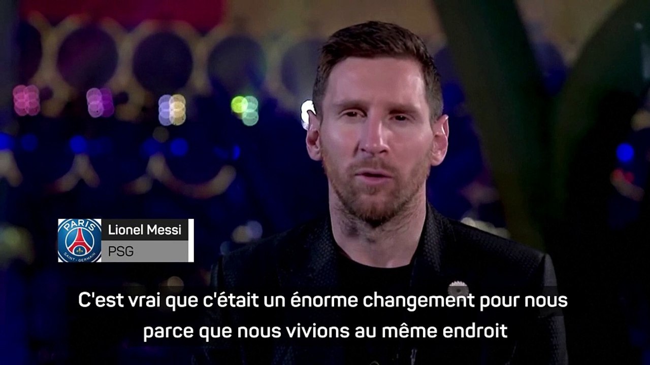 PSG - Messi : “Je joue pour l'une des meilleures équipes du monde”