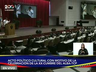 Pdte. Maduro: "Con el  ALBA  hay que contar si hablamos de una América Latina  unida y en paz "