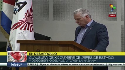"El ALBA-TCP mantuvo el espíritu de hermandad y defensa de la soberanía de nuestros pueblos"