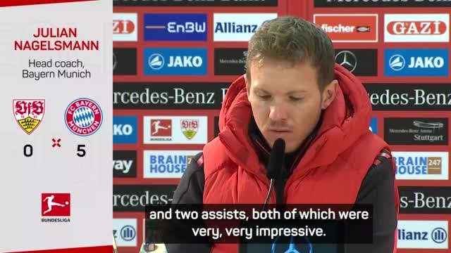 Nagelsmann hails hat-trick hero Gnabry