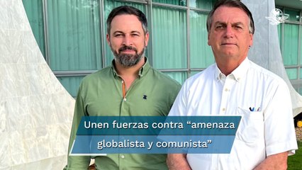 Líder de Vox y Bolsonaro unen fuerzas contra el auge del "globalismo" y el "comunismo"