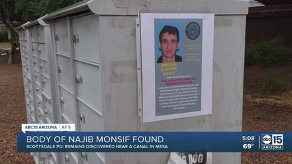 Scottsdale police provide update on what led to the finding on Najib 'Jubi' Monsif last week.