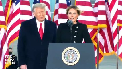 Melania Trump's Farewell Outfit Is Turning Heads. Here's Why