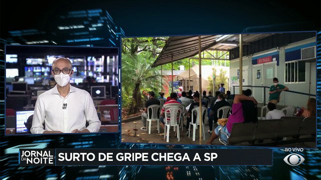 Algumas capitais brasileiras já enfrentam um surto de gripe. Depois do Rio, é a vez de São Paulo acender o alerta para o grande número de internações.