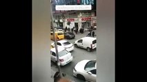 İstanbul'da olay görüntü: ''Lanet olsun AKP'' deyip kendini yerlere attı