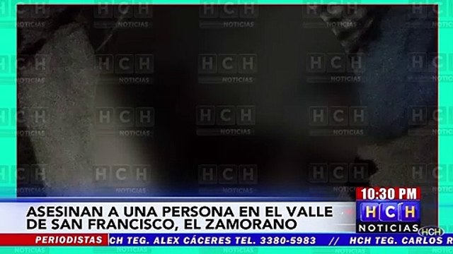 ¡Lamentable! una persona fue acribillada en una aldea de la Villa de San Francisco