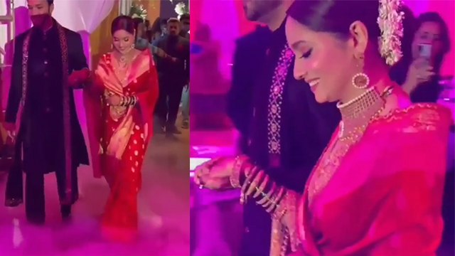 Ankita Lokhande Vicky Jain की Reception Party में Grand Entry का Video Viral । Boldsky