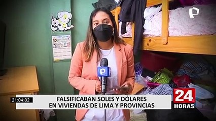 Download Video: Capturan a banda que falsificaba billetes y monedas en 5 distritos de la capital y 3 provincias