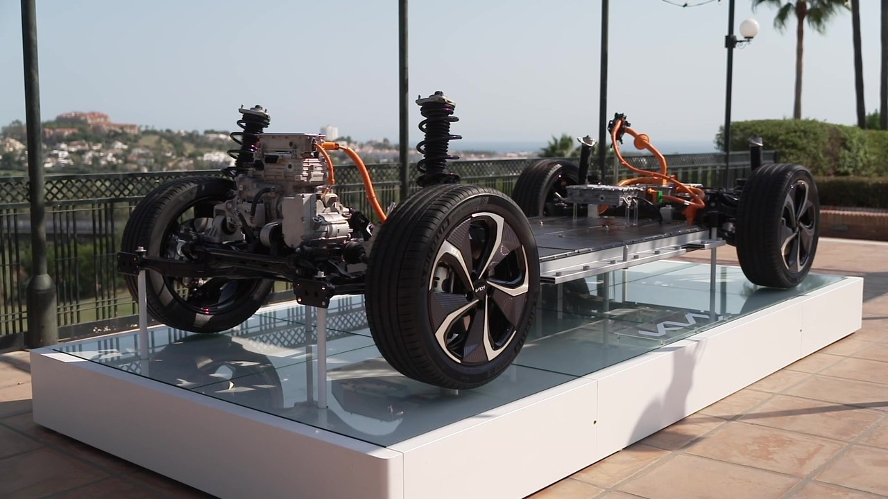 Der neue Kia EV6 - auf Basis der neuen Elektroplattform E-GMP