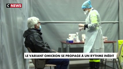 Le variant Omicron se propage à un rythme inédit