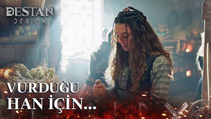 Akkız, Alpagu Han için ilaç hazırlıyor - Destan 4. Bölüm