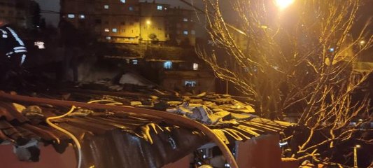 Eyüpsultan'da gecekondu kül oldu