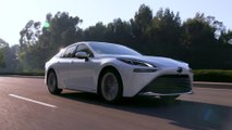 2021 Toyota Mirai Limited in Oxygen White Driving Video