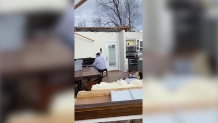 Man who lost home in tornadoes spreads hope through music