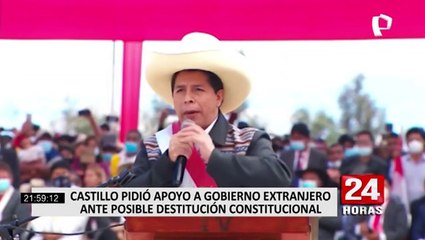 Iván García Mayer: "el presidente Castillo no puede solicitar ayuda extranjera en temas de índole nacional"