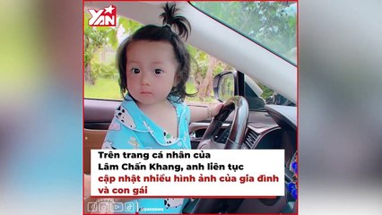 Lâm Chấn Khang chăm con gái lai Hàn cực khéo