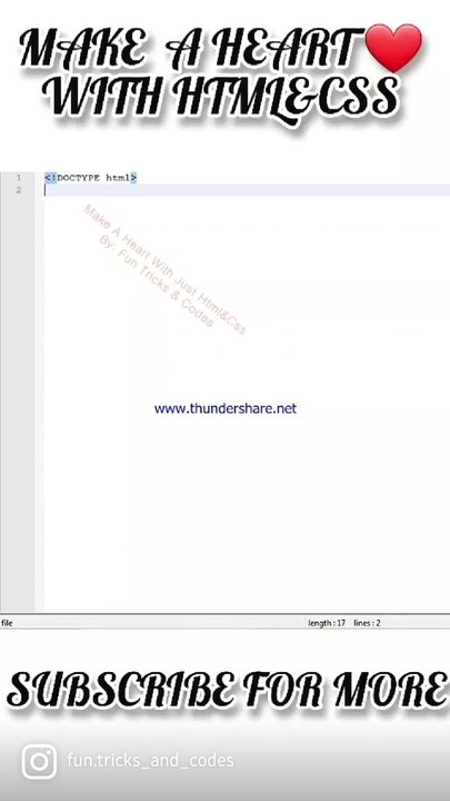 Make a simple ❤ heart with html&css