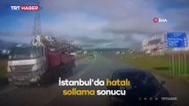 Hatalı sollama ölümle burun buruna getirdi