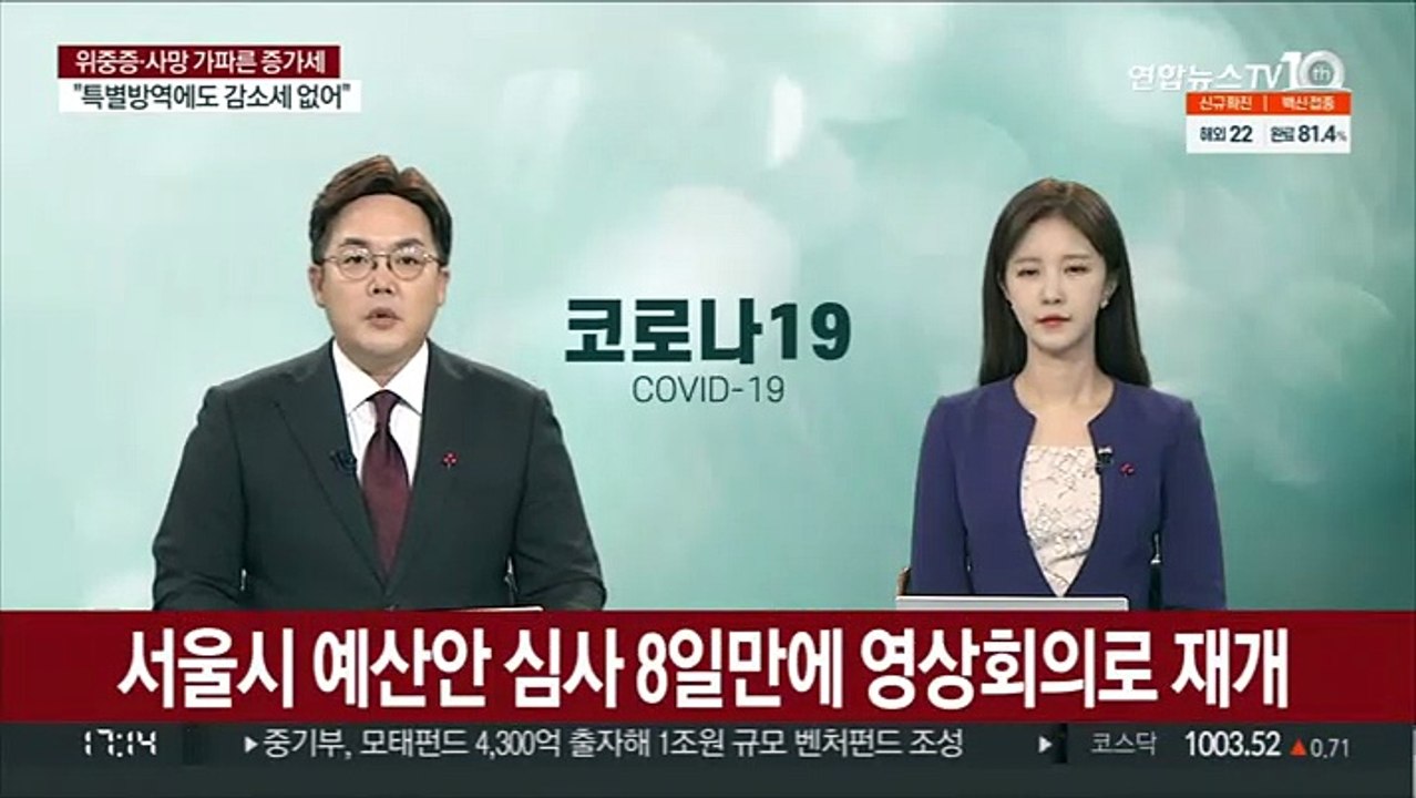서울시 예산안 심사 8일 만에 영상회의로 재개