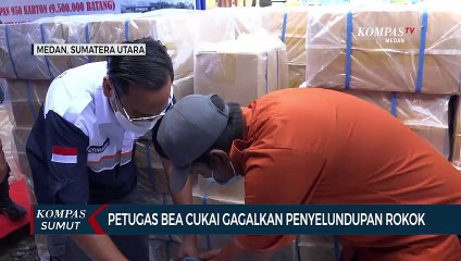 Detik-detik Bea Cukai Tangkap Kapal Pembawa Rokok Ilegal