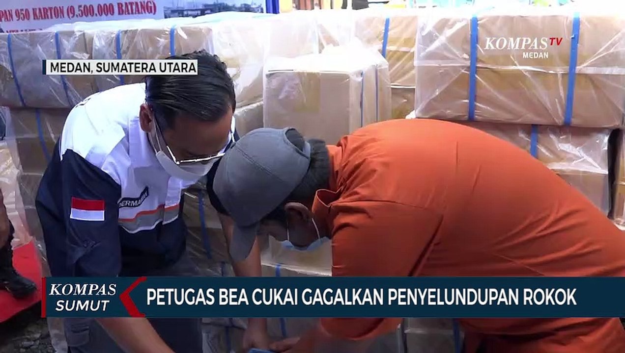 Detik-detik Bea Cukai Tangkap Kapal Pembawa Rokok Ilegal
