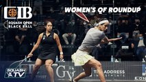 Squash: CIB Squash Open Black Ball 2021 - Women's QF Roundup