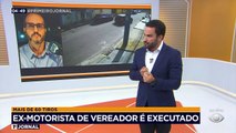 O ex-motorista de um vereador foi executado com mais de 60 tiros no Rio de Janeiro. O veículo era blindado, mas o atirador usou munição de guerra.