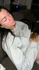 Rottweiler is already protecting that baby ♥️