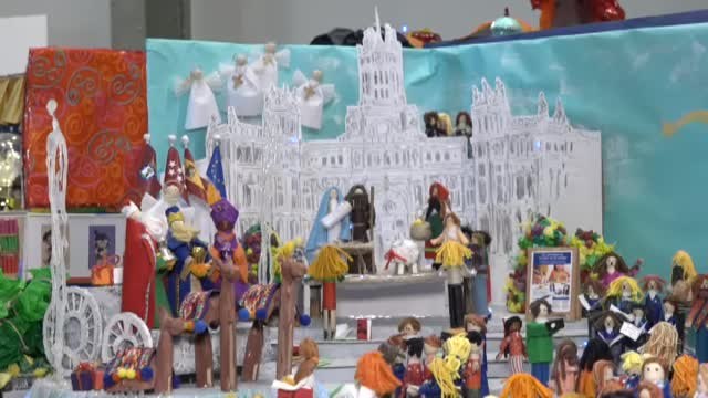 El Palacio de Cibeles acoge los diez nacimientos finalistas del XX Certamen El belén de mi colegio