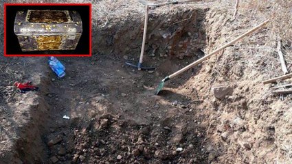 Çorum'daki altın kaplamalı tarihi sandığın sırrı çözülemiyor! Topraktan çıkarıp karanlık odada saklamışlar