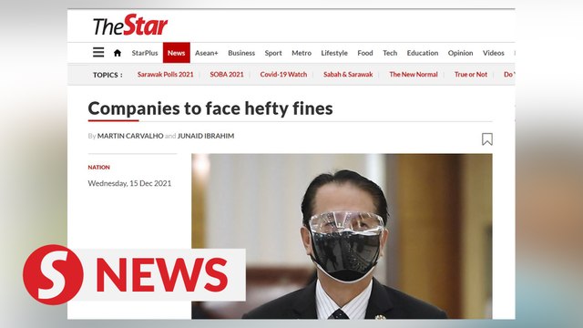 Covid-19: Stiffer penalties targeted at factories that repeatedly trigger clusters