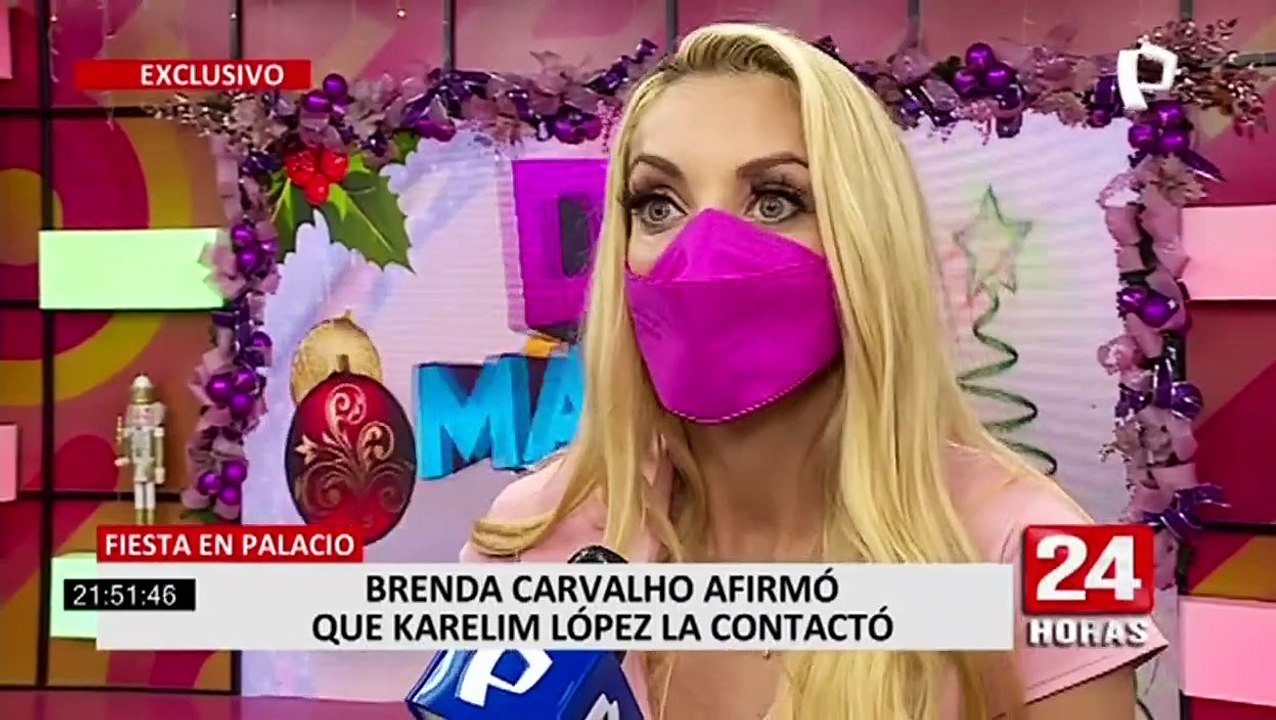 Brenda Carvalho: Recibí una invitación para hacerle la sorpresa a la hija de Pedro Castillo