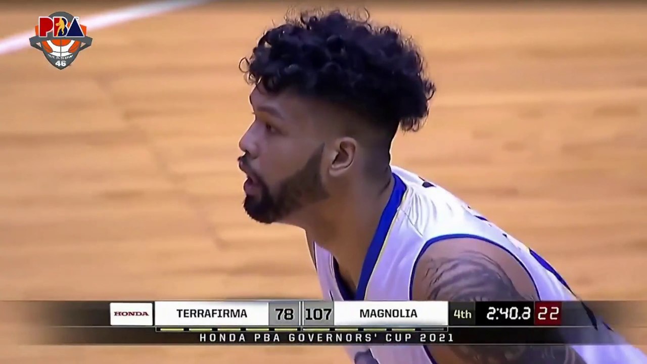 James Laput's first 2 points as a Hotshot!