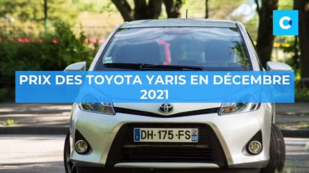 Toyota Yaris : les PRIX en décembre 2021