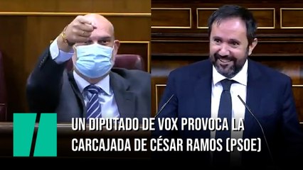 Un diputado de Vox provoca la carcajada de César Ramos (PSOE)