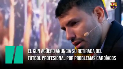 Kun Agüero anuncia su retirada del fútbol