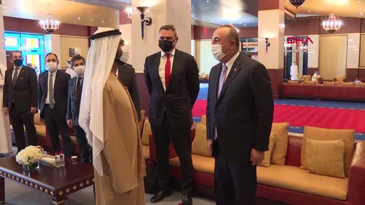 Son dakika haber | Bakan Çavuşoğlu, Dubai Emiri Şeyh Maktoum ile görüştü