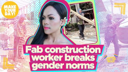 Fab construction worker breaks gender norms | Make Your Day