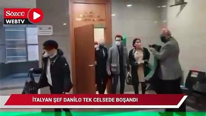İtalyan şef Danilo tek celsede boşandı
