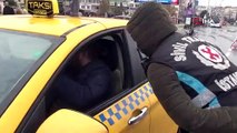 Ceza yiyen taksiciden polise ve gazetecilere tepki: “Sanki mafya yakaladınız”