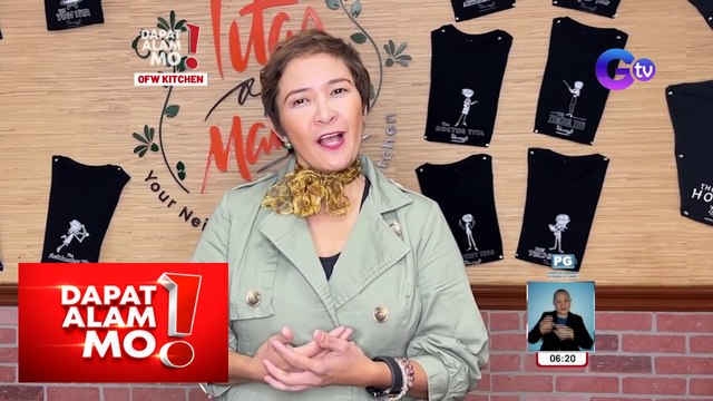 Dapat Alam Mo!: Pinay, bida ang mga lutong Pinoy sa frontliners abroad!