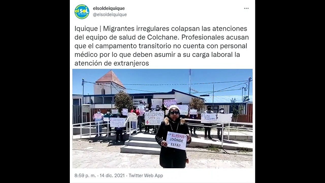 Inmigrantes ilegales colapsan servicios en Colchane + "caminantes" ilegales en ruta hacia Iquique