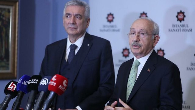 Kılıçdaroğlu, İstanbul Sanayi Odası Yönetim Kurulu Başkanı Bahçıvan’ı ziyaret etti
