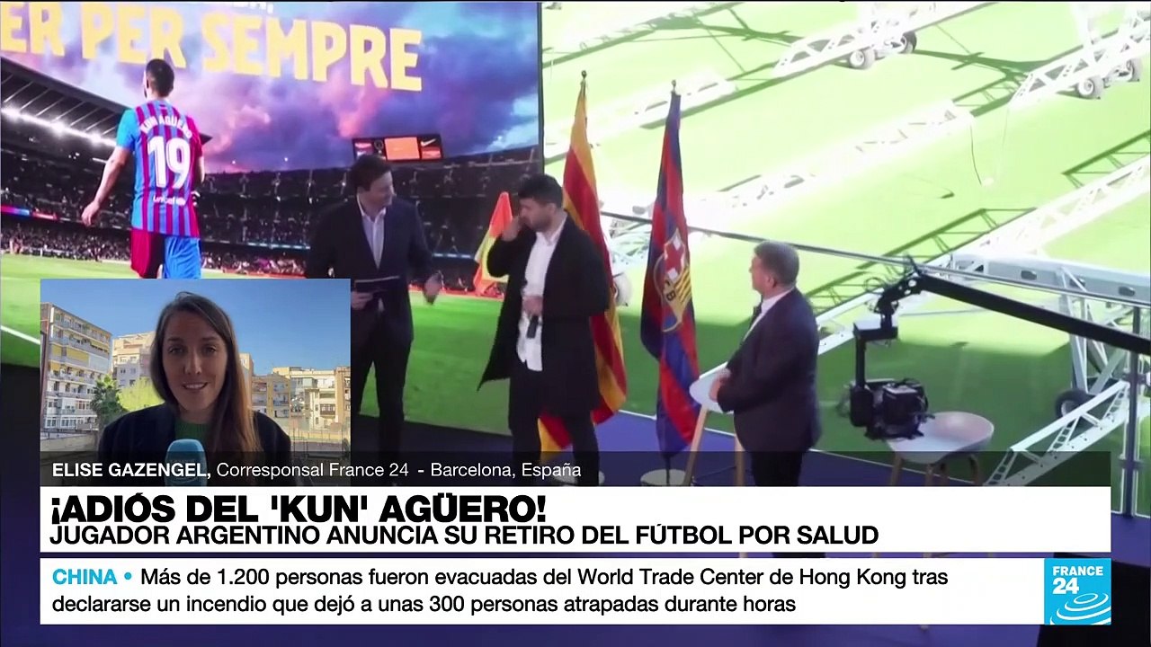 Informe desde Barcelona: Sergio 'Kun' Agüero le dice adiós al fútbol profesional