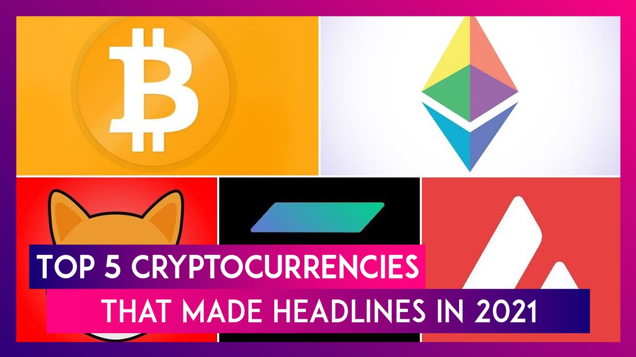 Top 5 Cryptocurrencies That Made Headlines in 2021; Bitcoin, Ethereum, Shiba Inu & More