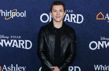 How did Tom Holland end up with blood 'all over' his face?