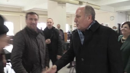 ESKİŞEHİR - Memleket Partisi Genel Başkanı İnce'nin ziyaretleri