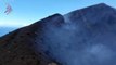 Las primeras imágenes del interior del cráter del volcán de Cumbre Vieja