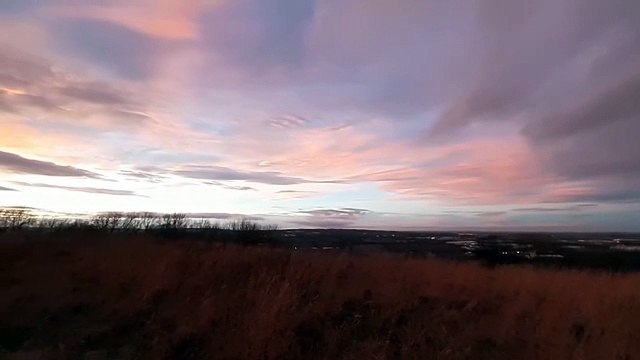 Penshaw Monument at Sunset in December